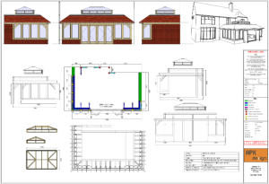 CAD Frame Drawing